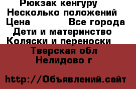 Рюкзак кенгуру 0 . Несколько положений › Цена ­ 1 000 - Все города Дети и материнство » Коляски и переноски   . Тверская обл.,Нелидово г.